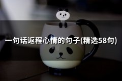 一句话返程心情的句子(38句)