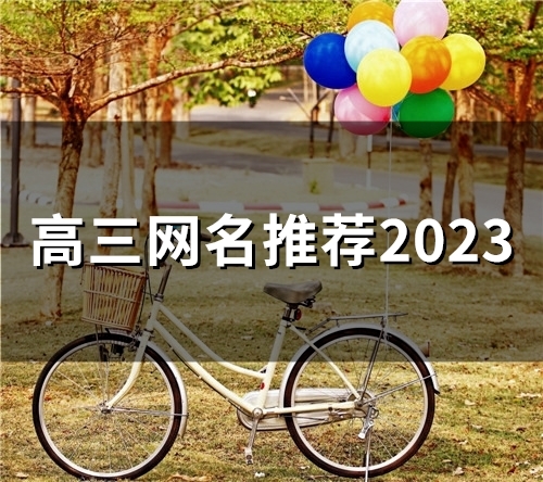 高三网名推荐2023(54个)