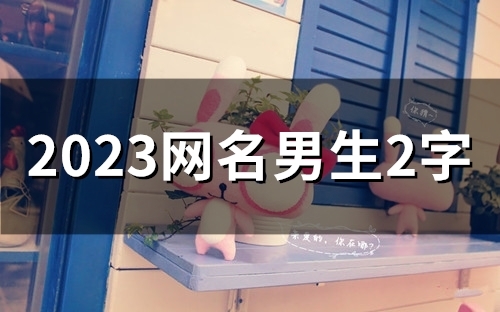 2023网名男生2字(精选45个)
