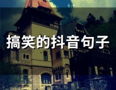 搞笑的抖音句子(57句)