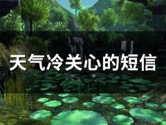 天气冷关心的短信(47句)