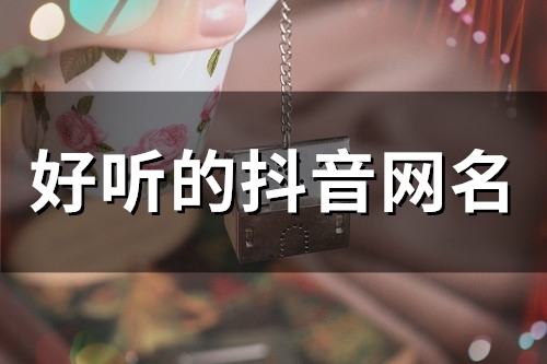 好听的抖音网名(51个) 好听的抖音网名(51个)