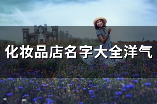 化妆品店名字大全洋气(45个)