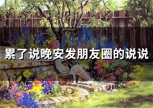 累了说晚安发朋友圈的说说(精选46句)