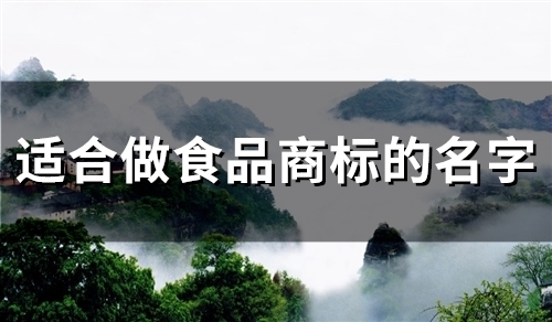 适合做食品商标的名字(49个) 适合做食品商标的名字(49个)
