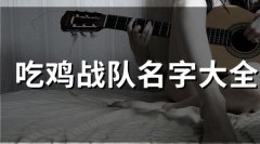 吃鸡战队名字大全(精选59个)