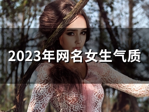 2023年网名女生气质(精选60个) 2023年网名女生气质(精选60个)
