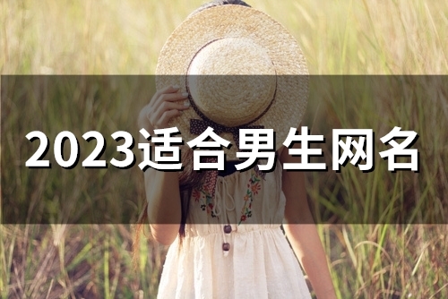 2023适合男生网名(277个) 2023适合男生网名(277个)