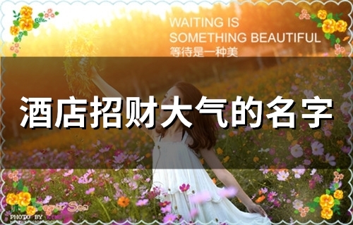 酒店招财大气的名字(111个)