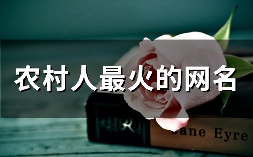 农村人最火的网名(精选80个)