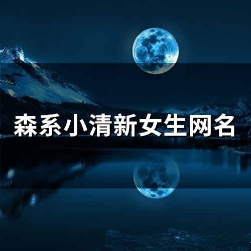 森系小清新女生网名(精选97个)