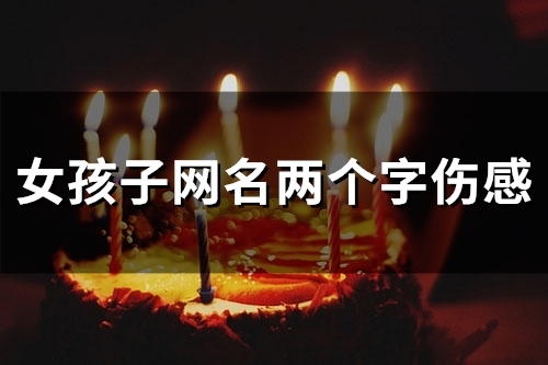 女孩子网名两个字伤感(精选105个)