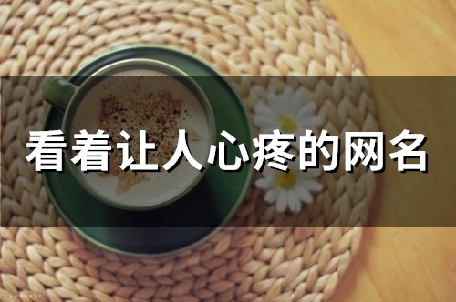 看着让人心疼的网名(142个)