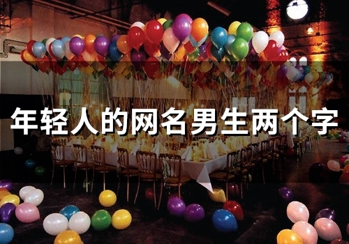 年轻人的网名男生两个字(81个) 年轻人的网名男生两个字(81个)
