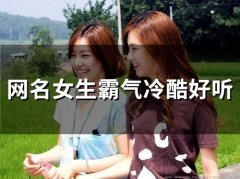 网名女生霸气冷酷好听(精选111个)