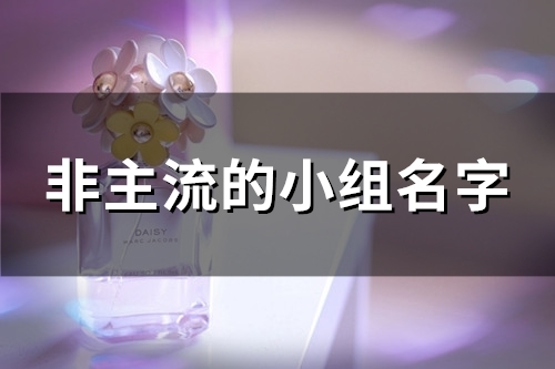 非主流的小组名字(精选110个)