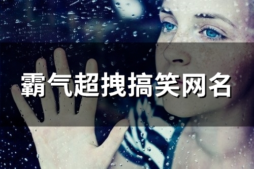 霸气超拽搞笑网名(97个) 霸气超拽搞笑网名(97个)