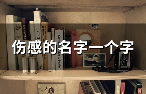 伤感的名字一个字(122个) 伤感的名字一个字(122个)
