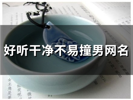 好听干净不易撞男网名(109个)