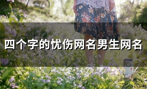 四个字的忧伤网名男生网名(精选82个)