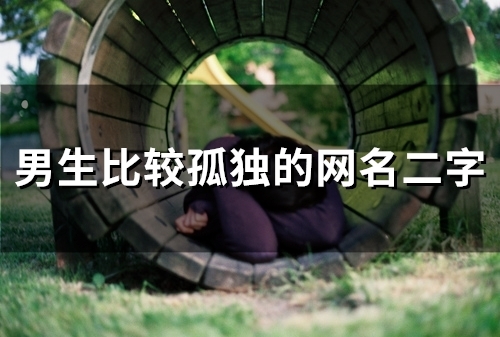 男生比较孤独的网名二字(精选136个)