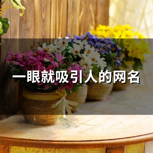 一眼就吸引人的网名(精选154个)