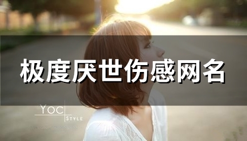 极度厌世伤感网名(精选127个) 极度厌世伤感网名(精选127个)