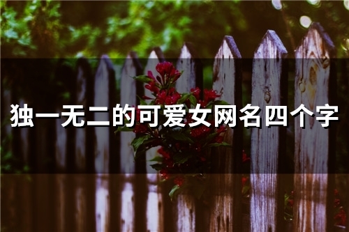 独一无二的可爱女网名四个字(精选155个) 独一无二的可爱女网名四个字(精选155个)