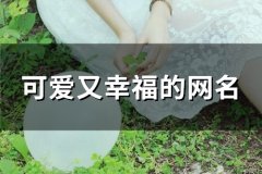 可爱又幸福的网名(精选109个)