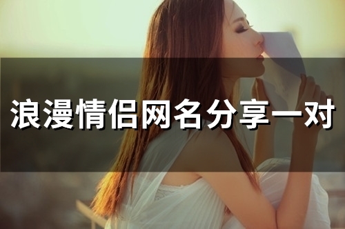 浪漫情侣网名分享一对(精选109个)