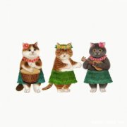 高清好看的Q版萌图猫头像(16张)