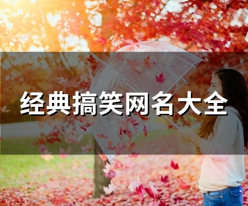 经典搞笑网名大全(精选160个)