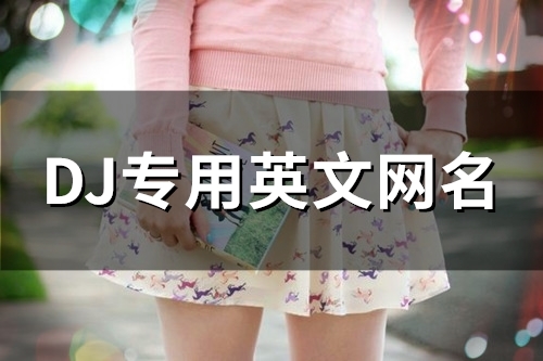 DJ专用英文网名(精选112个) DJ专用英文网名(精选112个)