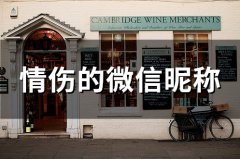 情伤的微信昵称(精选94个)