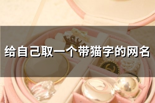 给自己取一个带猫字的网名(精选118个) 给自己取一个带猫字的网名(精选118个)