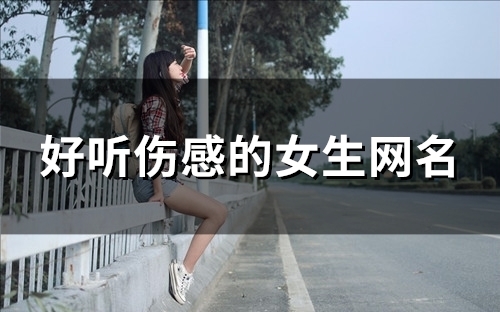 好听伤感的女生网名(160个)