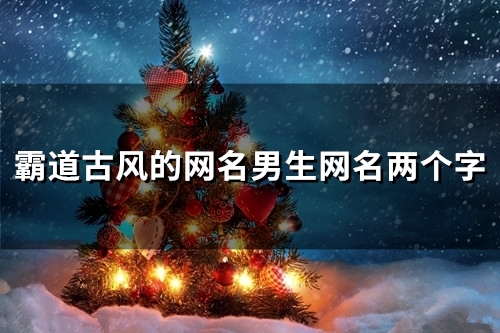 霸道古风的网名男生网名两个字(精选83个)