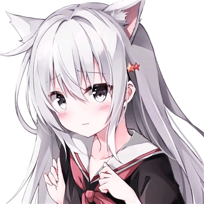二次元猫耳朵少女头像(精选22张)