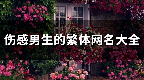 伤感男生的繁体网名大全(101个) 伤感男生的繁体网名大全(101个)