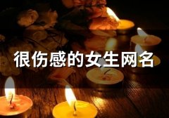 很伤感的女生网名(89个)