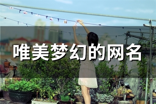 唯美梦幻的网名(精选100个) 唯美梦幻的网名(精选100个)