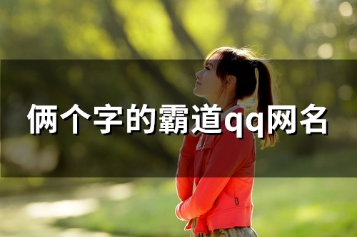 俩个字的霸道qq网名(120个) 俩个字的霸道qq网名(120个)