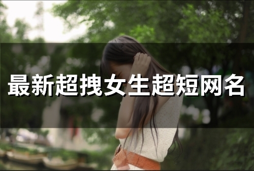 最新超拽女生超短网名(共166个)