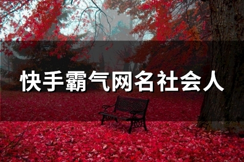 快手霸气网名社会人(优选196个) 快手霸气网名社会人(优选196个)