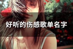 好听的伤感歌单名字(优选84个)
