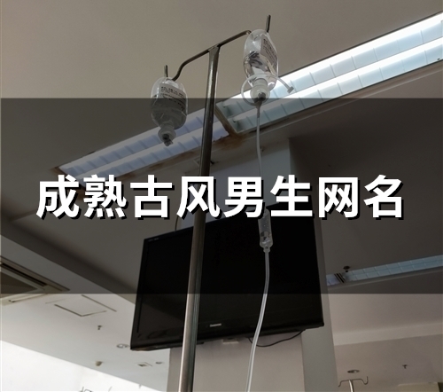 成熟古风男生网名(共90个)