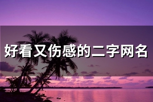 好看又伤感的二字网名(优选112个) 好看又伤感的二字网名(优选112个)