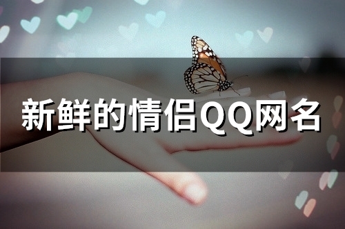 新鲜的情侣QQ网名(精选86个)