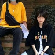 超甜的情侣头像一人一半真人(共20张)