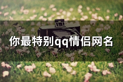 你最特别qq情侣网名(共98个)